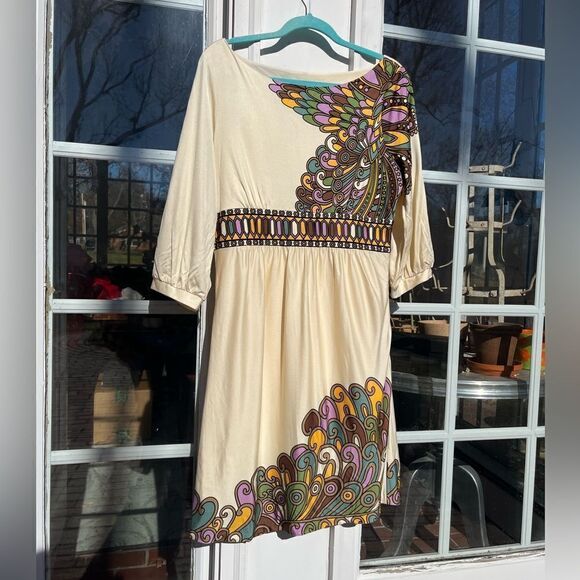 Tibi Long Sleeve Silk Dress NWT - Picture 2 of 9